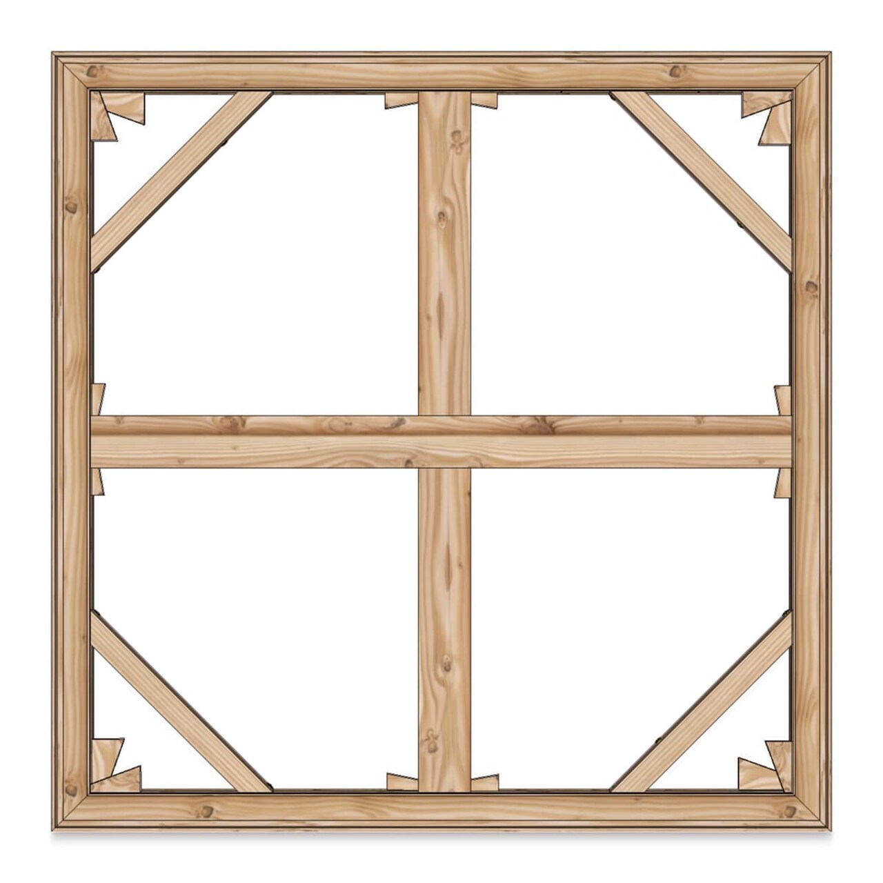 Masterpiece B2 Stretcher Kit with Braces - 48" x 60", With Brace